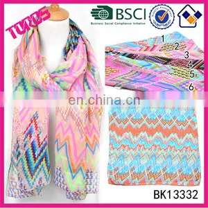 2015 New Arrive Spring Summer Lady Shawl Fashion Chiffon Wholesale Twill Scarf thumbnail-3