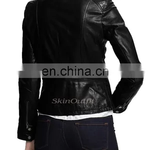 Fashion Leather Jacket for Women thumbnail-2