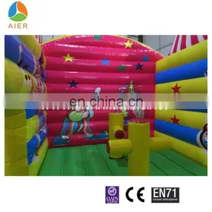 Clown Obstacle Course Equipment Inflatable Obstacle Combo Course for Playground thumbnail-5