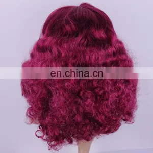 Party Retro Wig,carnival Claret Wig P-W189 thumbnail-3