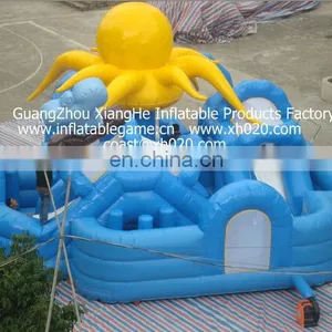 2013 Hot Sale Commercial Grade PVC Tarpaulin Brand New OB043 Inflatable Octopus Bouncer in Stock thumbnail-1