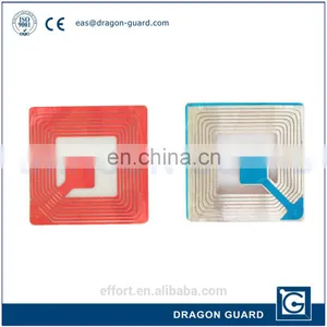RF 8.2mhz Security Soft Tags 4x4 Clothing Tag EAS RF LABEL With High Quality thumbnail-1