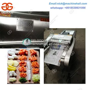 Automatic Potato Chips Cutter for Sale/Factory Price Vegetable/Fruit Cutting Machine/Vegetable&Fruit Cutter Price thumbnail-4