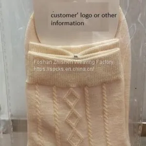 OEM Thick Women Cotton Socks , Jacquard Knitting Winter Socks Manufacturer thumbnail-4
