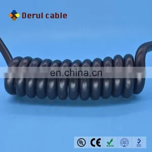 High Elasticity Cnc Spiral Cable Trailer Spiral Cable Spring Cable thumbnail-3