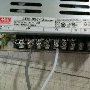 Meanwell LRS-350 Switching Power Supply 12V 24V 36V 48V 350W Original MW Taiwan Brand LRS-350-24 thumbnail-2