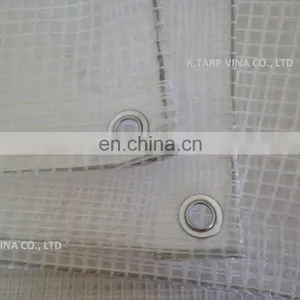 Clear PE Tarpaulin, Mesh 3*3, 210 SQM, KOREAN STANDARD thumbnail-1