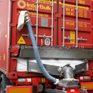 Top Loading Fish Tail Discharge PE Film Liner For 30ft Container thumbnail-1