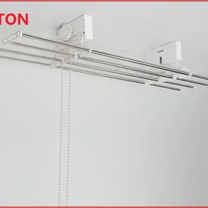 Balcony Wall Mounted Manual Clothes Hanger for Home Use thumbnail-4
