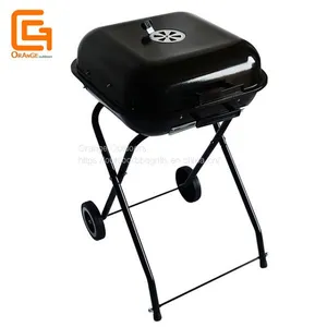 Trolley Portable Barbeque Charcoal Grills for Outdoor Use thumbnail-1