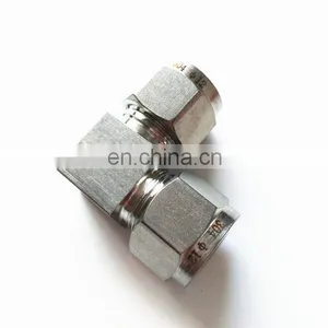 3 6 8 10 12 14 16mm Elbow Middle Double Ferrule Fitting thumbnail-1