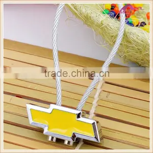Cheap Enamel Car Logo Rope Keychain Decorations thumbnail-1