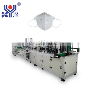 High Speed Surgical Butterfly Fold Flat Mask Machine for for Labour Protection Appliance thumbnail-1