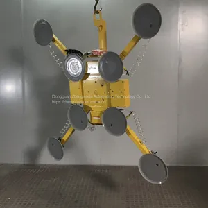 Zhengxinda Electric Suction Cup Vacuum Glass Curtain Wall Installation Rotary Suction Crane Rechargeable Pneumatic Hoisting Turnover Crane thumbnail-4