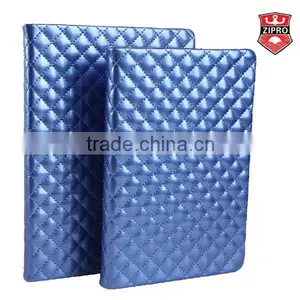 OEM Stationery Faux Leather Upholstery Fabric Diamond Lattice Pattern Notebook Leather Lattice Notebook thumbnail-1