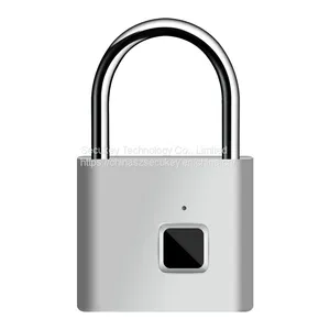 Secukey Fingerprint Padlock IP62 Waterproof Smart Digital Zinc Alloy Fingerprint Lock Keyless Intelligent Door Lock thumbnail-1