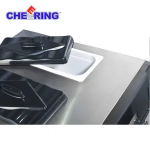 Snack Food Machinery 110v 3 Flavors Soft Serve Ice Cream Cone Machine thumbnail-5