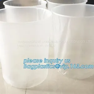 Gallon Bucket Liner Rigid Plastic Pail Liner, PE Round Pond Liner Round Raised Rigid Pond Liner 500liter, pp Steel Pail thumbnail-1