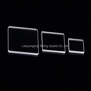 Customized Optical Quartz Plate Suqare Quartz Glass Window Plate Fused Silica Quartz Slice thumbnail-1