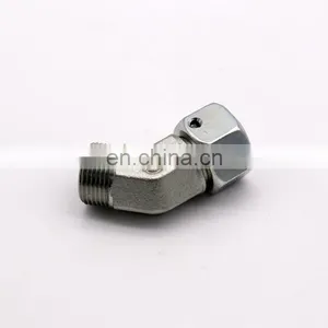 Haihuan High Quality Copper Elbow Fittings Carbon Steel 45 Degree Elbow Joint Thread thumbnail-5