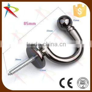 Gun-metal Curtain Tie Back Hooks /Tassel Hang Hooks on Amazon thumbnail-4