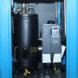 Energy Saving Permanent Magnet Variable Frequency 0.8Mpa Rotary Industrial Screw Air Compressor thumbnail-3