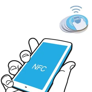 Customized RFID Contactless 13.56MHz NFC Card / Label / Sticker For Social Media Smart Home thumbnail-3