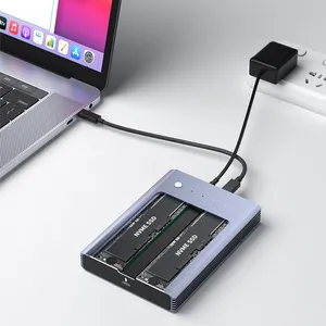 NVME M2 Hard Drive Enclosure Dual-bay Hard Drive Duplicator thumbnail-3