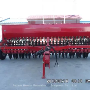 Agricultural Machinery Hydraulic Control 20 Rows Wheat Rice Seeder and Fertilizer Applicator thumbnail-1