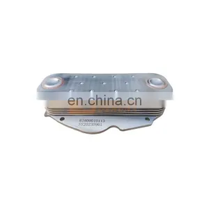 Shacman L3000/F3000/X3000/X6000 Truck Weichai WP10/WP12/WD12 Engine Spare Parts 61800010113 Oil Cooler Core thumbnail-1