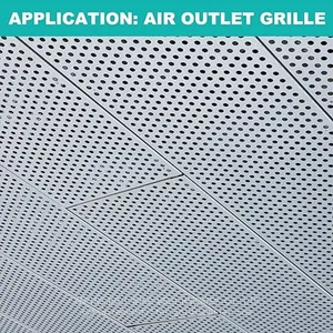 Stainless Steel 304 Perforated Plate Perforated Metal Mesh 0.3mm to 10mm Perforierte Platte /perforierte Platte /لوحة مثقوبة Stainless Steel Aluminum thumbnail-2