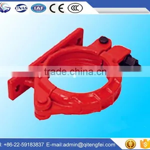 In Pipe Fittings Casting Iron One-bolt Clamp Coupling, Concrete Pump Metal Wedge Clamp Coupling thumbnail-1