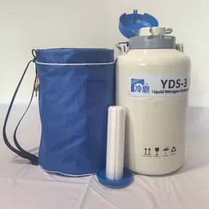 Small Liquid Nitrogen Container of Cryopreservation Animal Semen 3L thumbnail-4