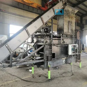 Panqi High Yield Large Three Cylinder Wheat Straw Baler Wood Shavings Bag Baler thumbnail-3
