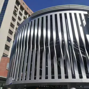 Professional Aluminum Profiles, Twisted Aluminum Square Tubes, Arc Bending Processing of Aluminum Square Pipes, Oubaid thumbnail-1