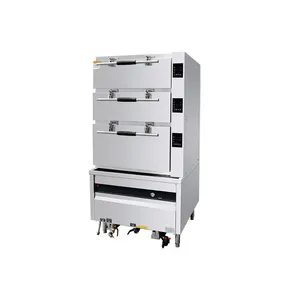 Jinyudian Intelligent Gas-Energy-Saving Three-Door Seafood Steamer (Independent Control) thumbnail-2