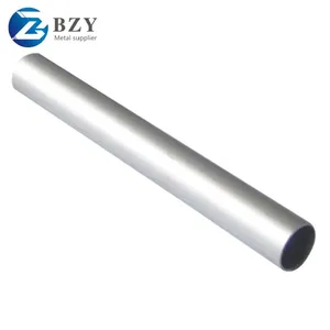 Polished Square Round Aluminum Alloy Tube 60mm 18mm Anodized Aluminum Hollow Pipe thumbnail-3