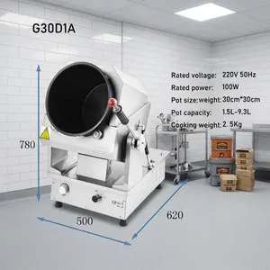 Automatic Gas Cooking Machine 15L Capacity Stir Fry Robot for Commercial Use Intelligent Kitchen Equipment for Fast Food thumbnail-5