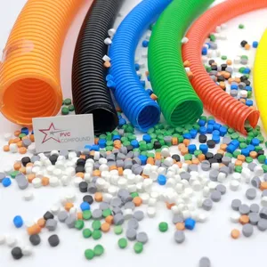 Extrusion Grade Soft PVC Granules PVC Compound For Flexible Plastic Water Hose thumbnail-1