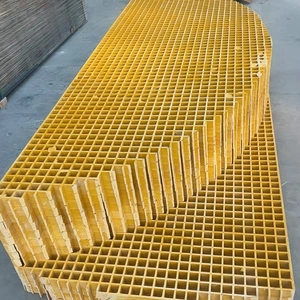 FRP/GRP Grating With Gritted or Concave Surface - Fiberglass Glassfiber Composite thumbnail-1