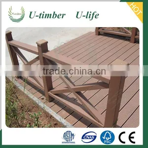 Graceful WPC Wood Garden Railing thumbnail-2