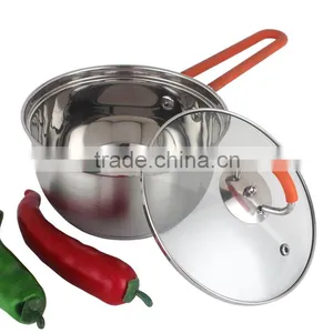 18/8 Stainless Steel Cookware Set With Silicone Handle thumbnail-4