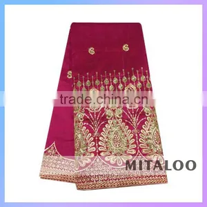 Mitaloo MGP0046 2015 Newest African George Lace Silk George Fabric For Party Wedding Dresses thumbnail-2