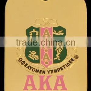 AKA Greek Double Sided Alpha Kappaa Alpha Sorority Custom Dog Tags Logo Jewelry Necklace thumbnail-3