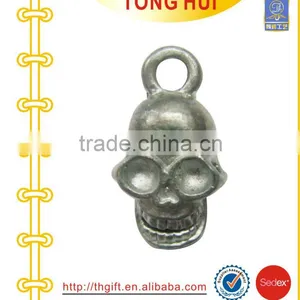 Skull Head Shape Metal Mobile Phone Strap thumbnail-1