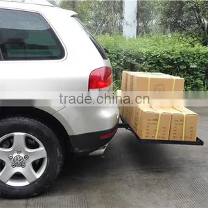 2" Hitch Mount Cargo Carrier Luggage Rack Basket Hauler Truck UTV Farm Utility 500# thumbnail-5