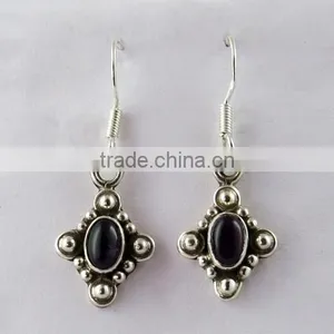 Rare Deep !! Amethyst 925 Sterling Silver Earring, Sterling Silver Jewellery, 925 Silver Jewellery thumbnail-5
