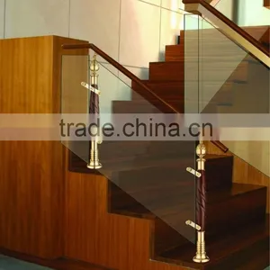 Modern Railing Design Fencing Post, Metal Decorative Fence Stair Railing Post thumbnail-1