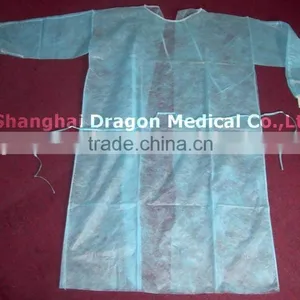 Nonwoven Gown, Isolastion Uniform, Disposable Gown thumbnail-1