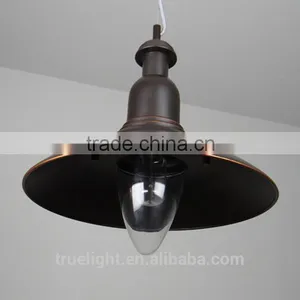 Vintage Glass Pendant 1-Light Metal Ceiling Lighting Fixture China Supplier thumbnail-2